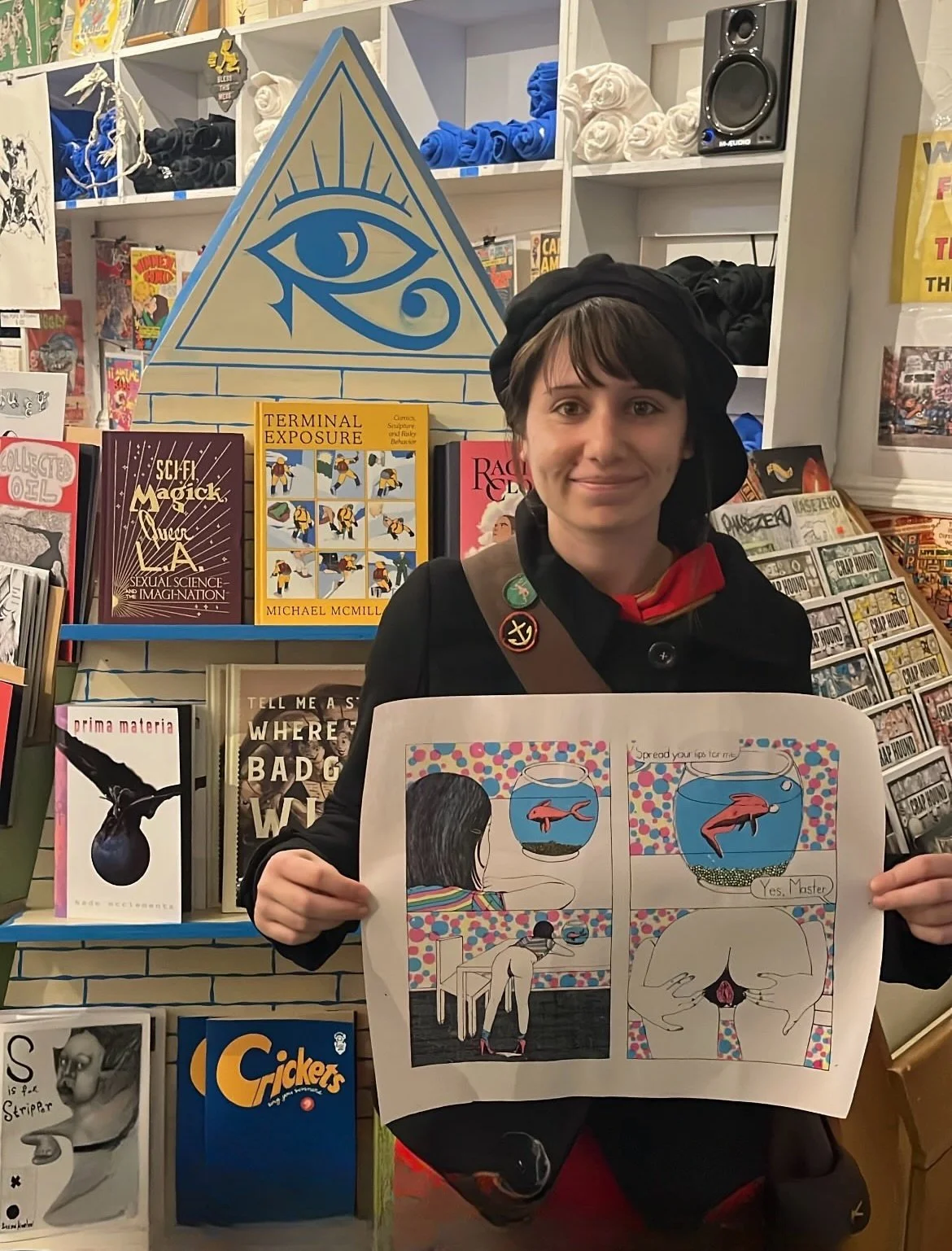 Happysad to see Juliette Collet one last time before she skips town permanently and stock up on her great self-published prints and zines. Juliette has been the undisputed queen of the scene and it feels like the end of an era. Who is going to step u