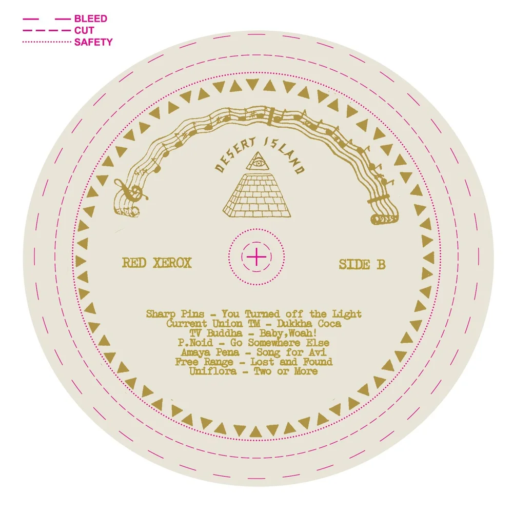 Red Xerox LP + Zine — Desert Island