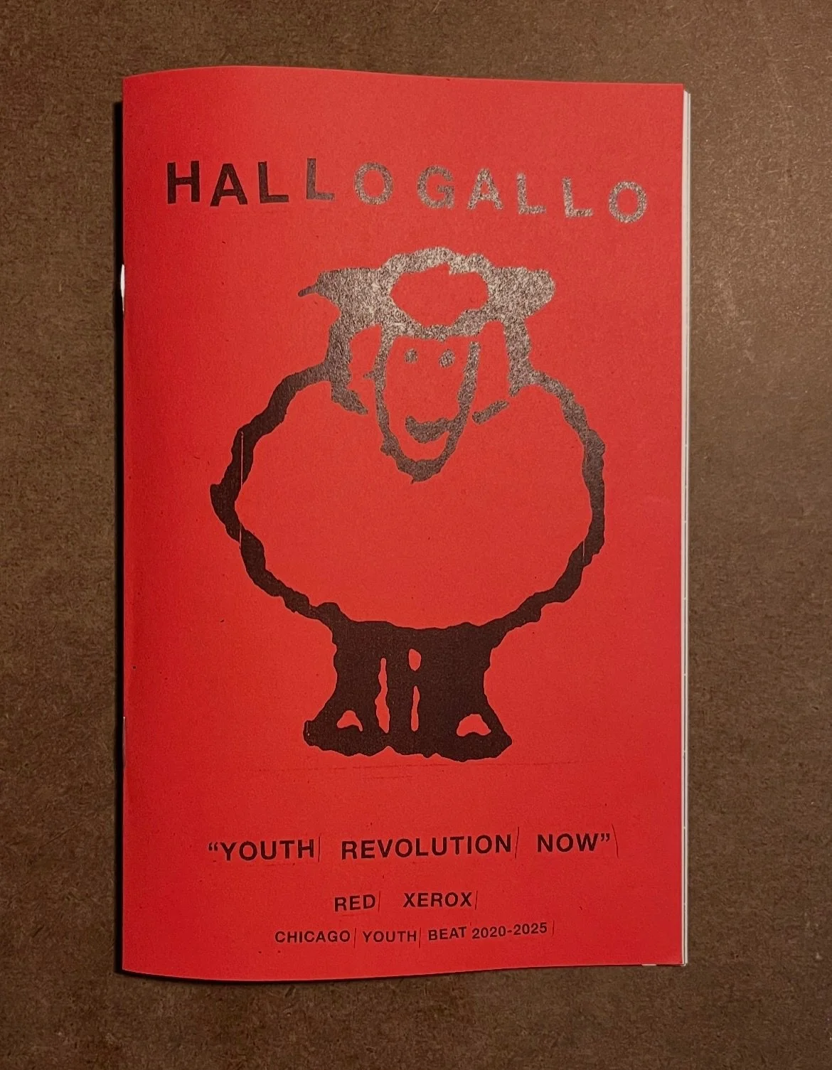 Lots of folks are asking about our new record label and what we&rsquo;re planning. The first record is Red Xerox, a full-length LP and zine (pictured here) spotlighting the Chicago Hallogallo scene. The comp is edited and designed by Eli Schmitt, the