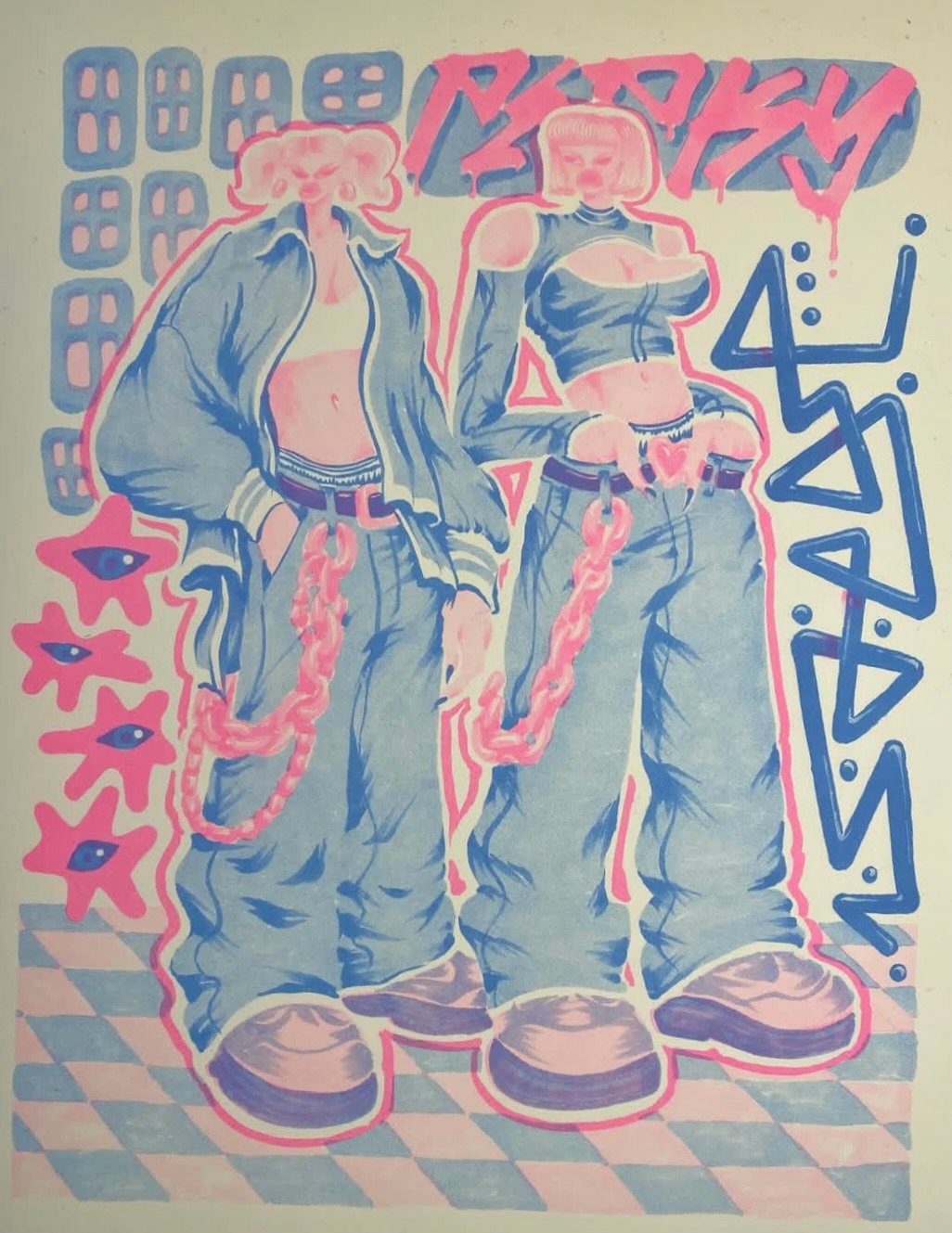 Let&rsquo;s party tomorrow with @peowstudio artists @chase.t1000 @moldmoldmold @natandrewson @wrenmcdonald !! Bring a replicant.