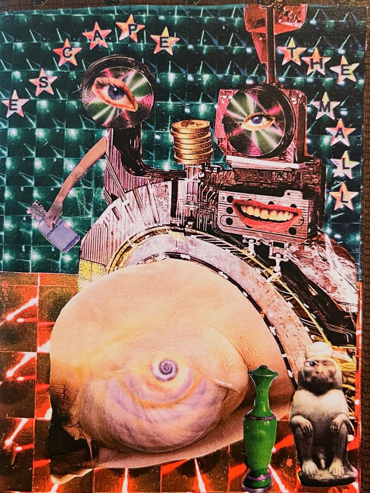 Psyched to see some new work by the great @char_is_me! &ldquo;I was entranced&hellip; as I entered the mall&hellip; the mall entered me&rdquo; ESCAPE THE MALL is her new zine 🤩