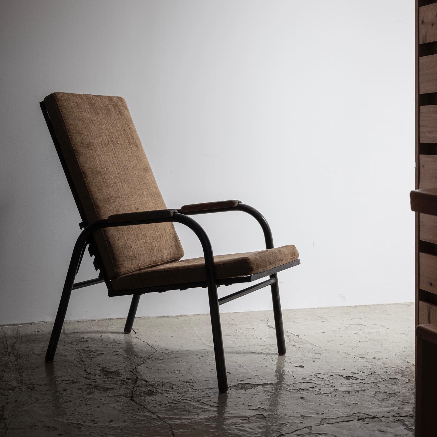 Recliner by Jean Prouvé designed for the religious community of Lorraine 1940s.