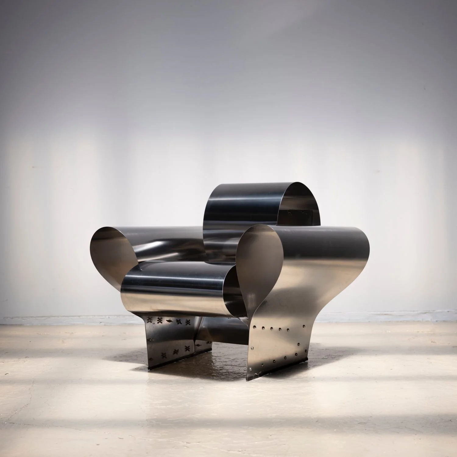 "Well tempered chair" by Ron Arad - 1986