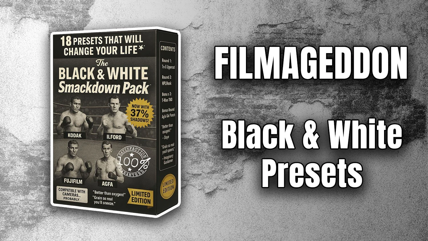 Filmageddon: Black &amp; White Lightroom Presets That Destroy Your Photos (In a Good Way)