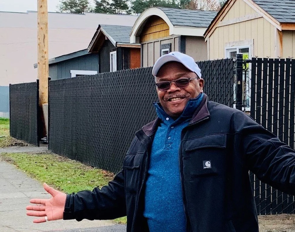 ‘You Know God Didn’t Forget about You.’ What Tiny Homes Offer the Homeless