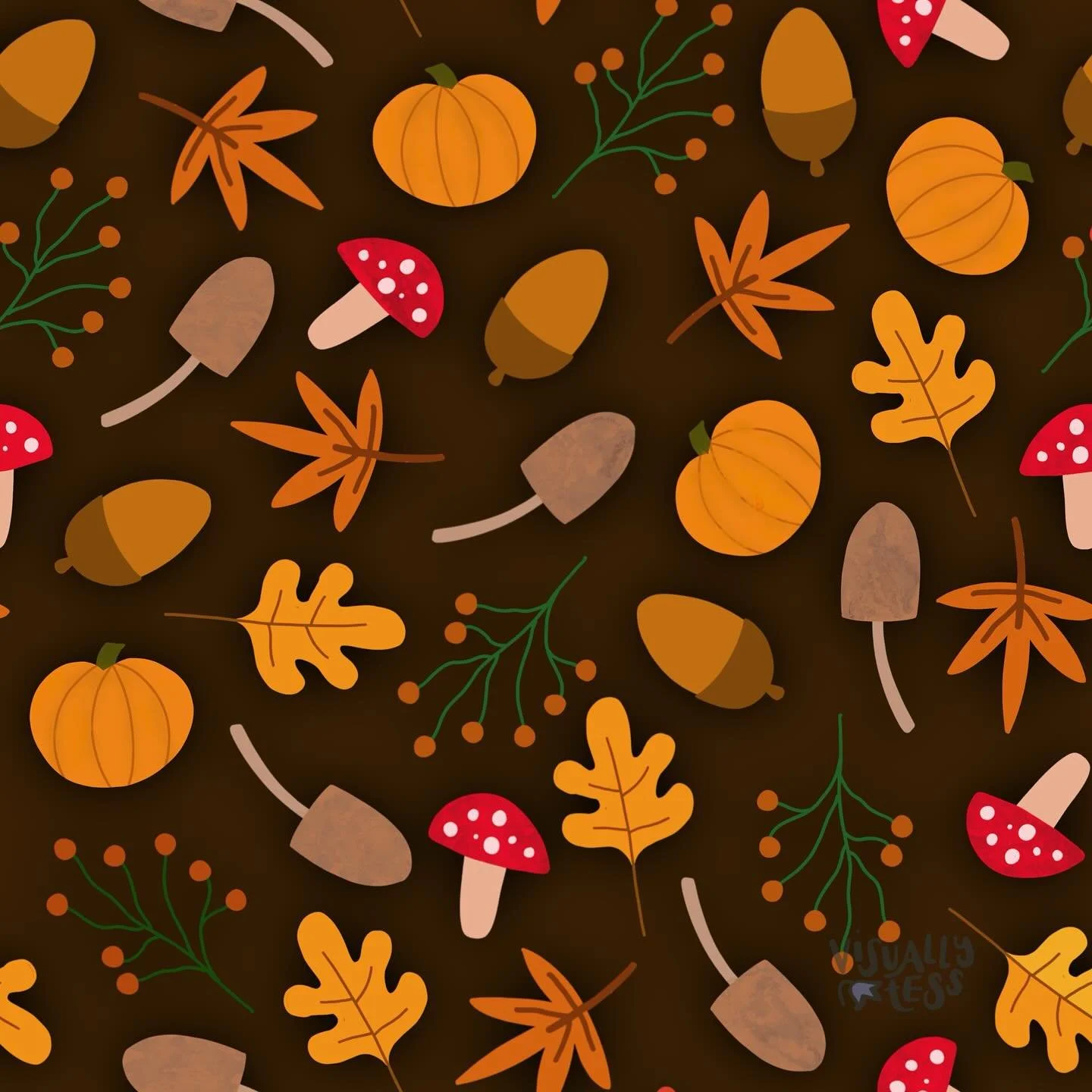 Finally coming out of being MIA and starting off October with a lil seasonal pattern 🍁
.
#patterndesign #graphicdesign #autumnprint #autumn #autumnvibes #orange #leaves #pumokjn #halloween
