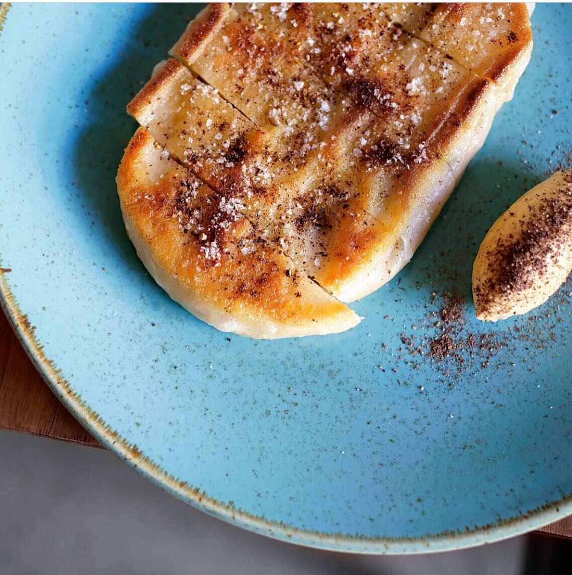 Our sourdough naan has been on since day one, served with cardamom salt &amp; jaggery whipped ghee and is truly a thing of glory. 

The secret to its tangy success is Steve. Steve is our sourdough starter. He has been nurtured by all of us over the y