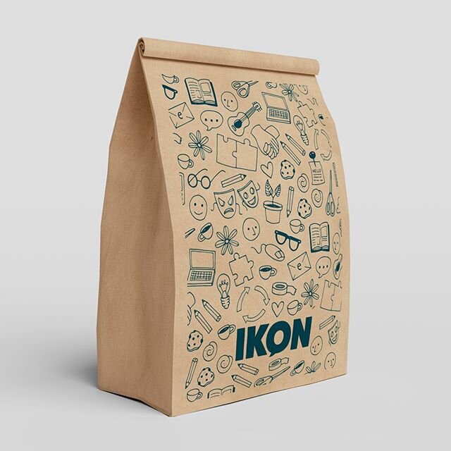 Logo and pattern I created for IKON, a part of NBV.