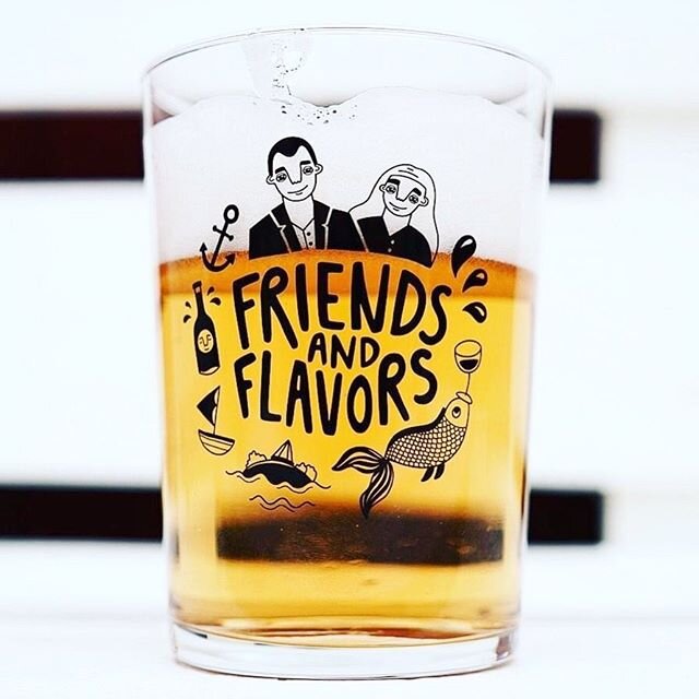 Logo + illustrations for @friendsflavors.
📷 = Friends and flavors.