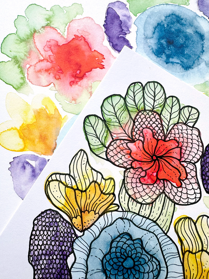 Reversed Coloring Cards