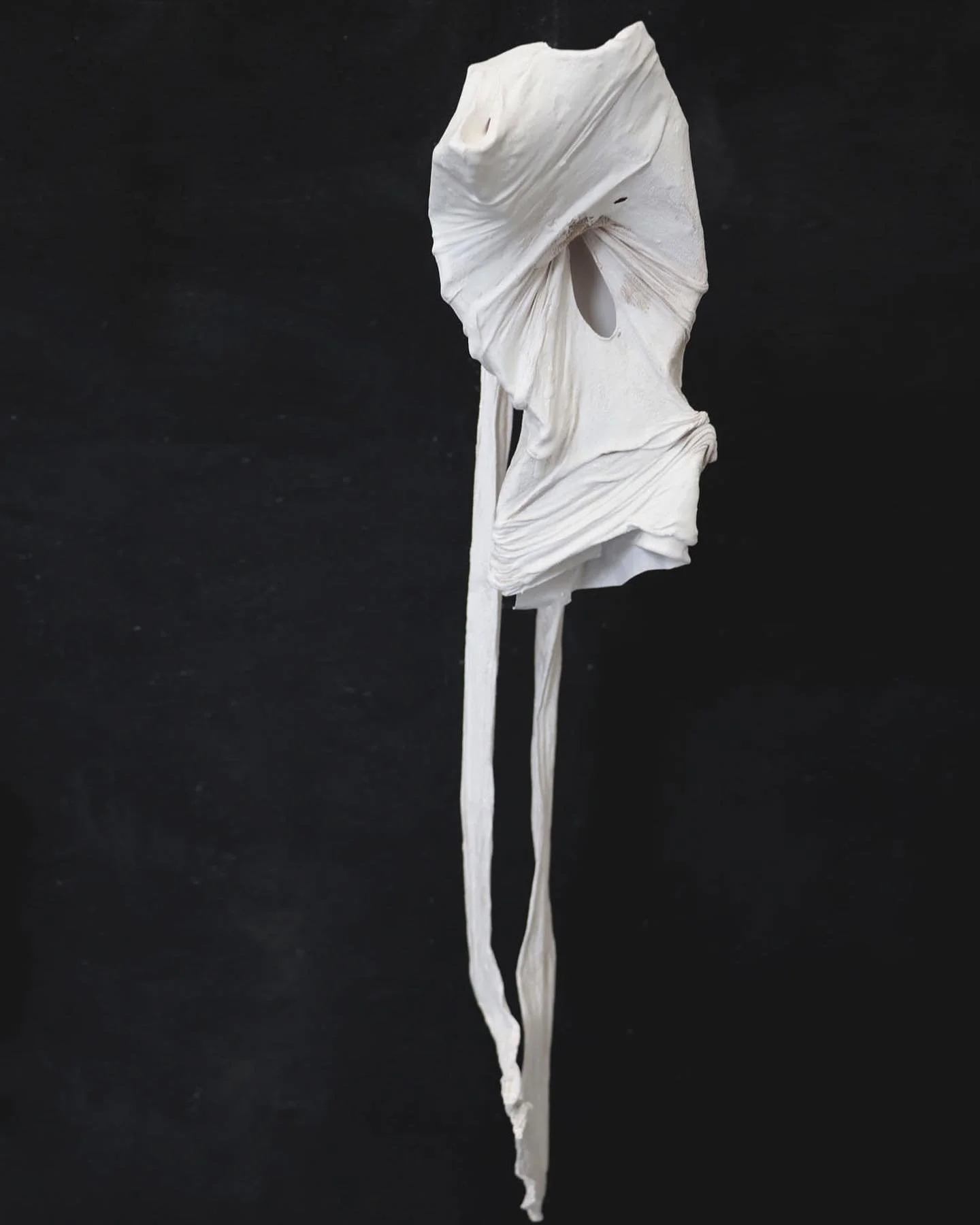 Some great details and documentation from last April&rsquo;s show at @burrencollege #irishartist #irishartist #galwayart #galwayartfestival #sculpture #abstractdigurativeart #softsculpture #blackandwhite #burren