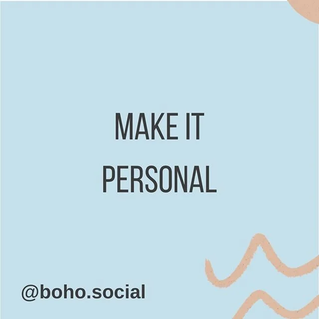 The first step towards creating a strong community on Instagram is to make it personal. ⁠
⁠
Everyone knows that there is at least one real-life human behind an Instagram account, so removing the anonymity and sharing the faces of your brand is a no-brainer. ⁠
⁠
It can humanize your brand and help create a deeper, more emotional connection between you and your community. ⁠
⁠
I know I say it a lot but SHOW YOURSELF 😂