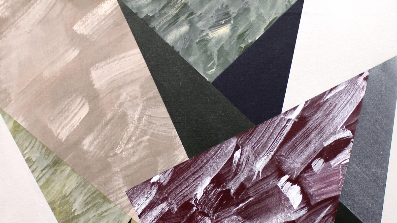 Buraindo , Acrylic on fabric, 100 × 85 × 3 cm