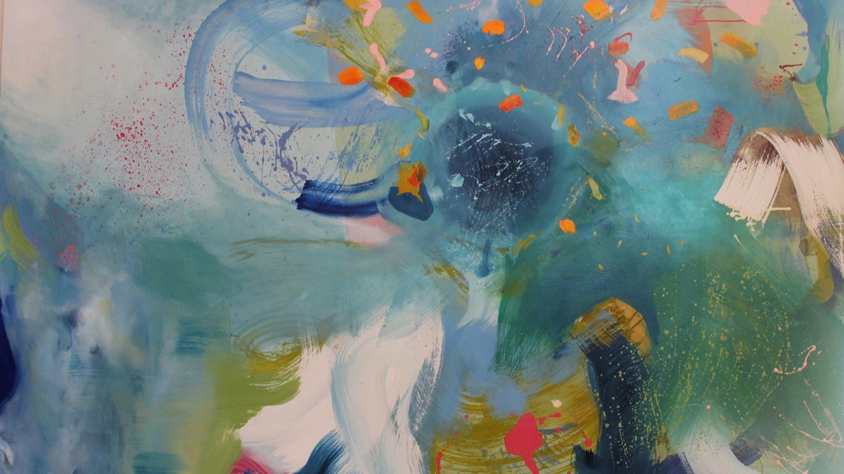 H2O , Oil and Acrylic on Canvas, 195 × 130 × 3 cm