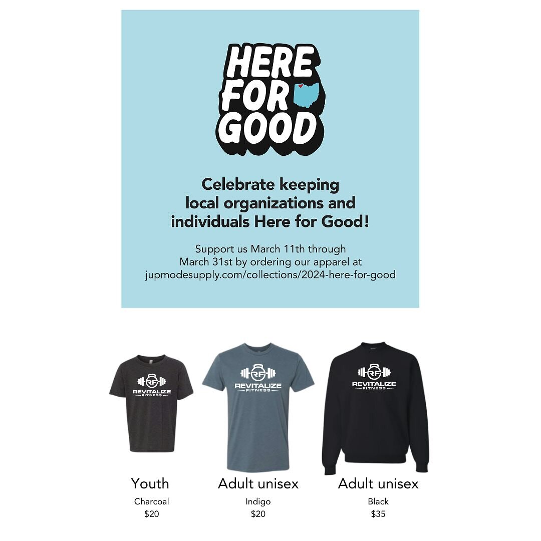 Time is running out to pre-order your @jupmode Here For Good Revitalize merch! 
While you&rsquo;re on their site, make sure to check out some of the other awesome local companies and Orgs that are apart of this great initiative. 

Click the link in o