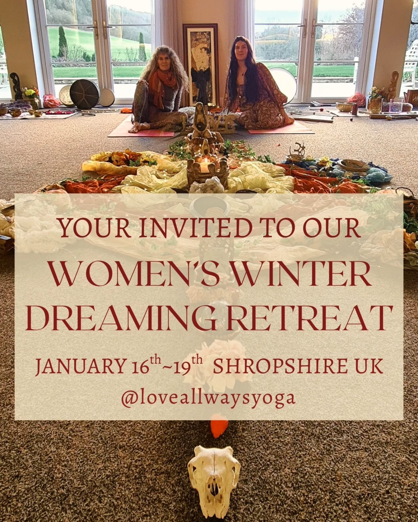Calling in a last woman or 2 to complete our ⭕️
Edit ~ The circle is now complete woo
~
Next week we gather
Once again ~ In the depths of winter
In this glorious glowing expansive place
Creating a space for women to come &amp; rest
To be held
Gifting
