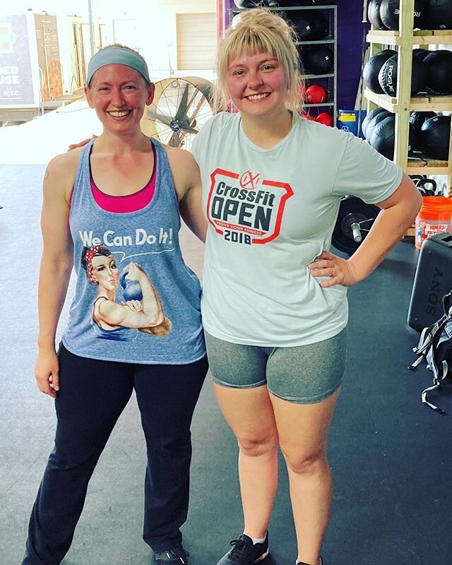 I picked the right shirt today! Thank you Susan for being my partner for my very first mile run in a WOD! You are the best❤️ #m4gcrossfit @m4gcrossfit #crossfit #pridewod