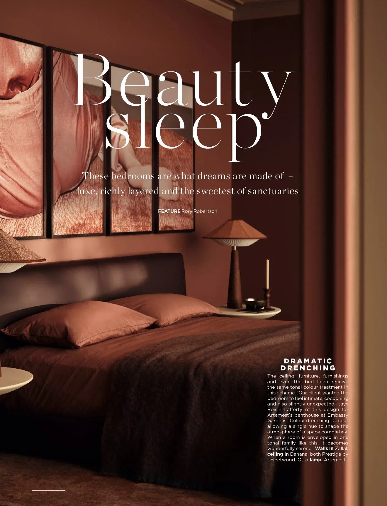 Living Etc March 2026, Beauty Sleep 