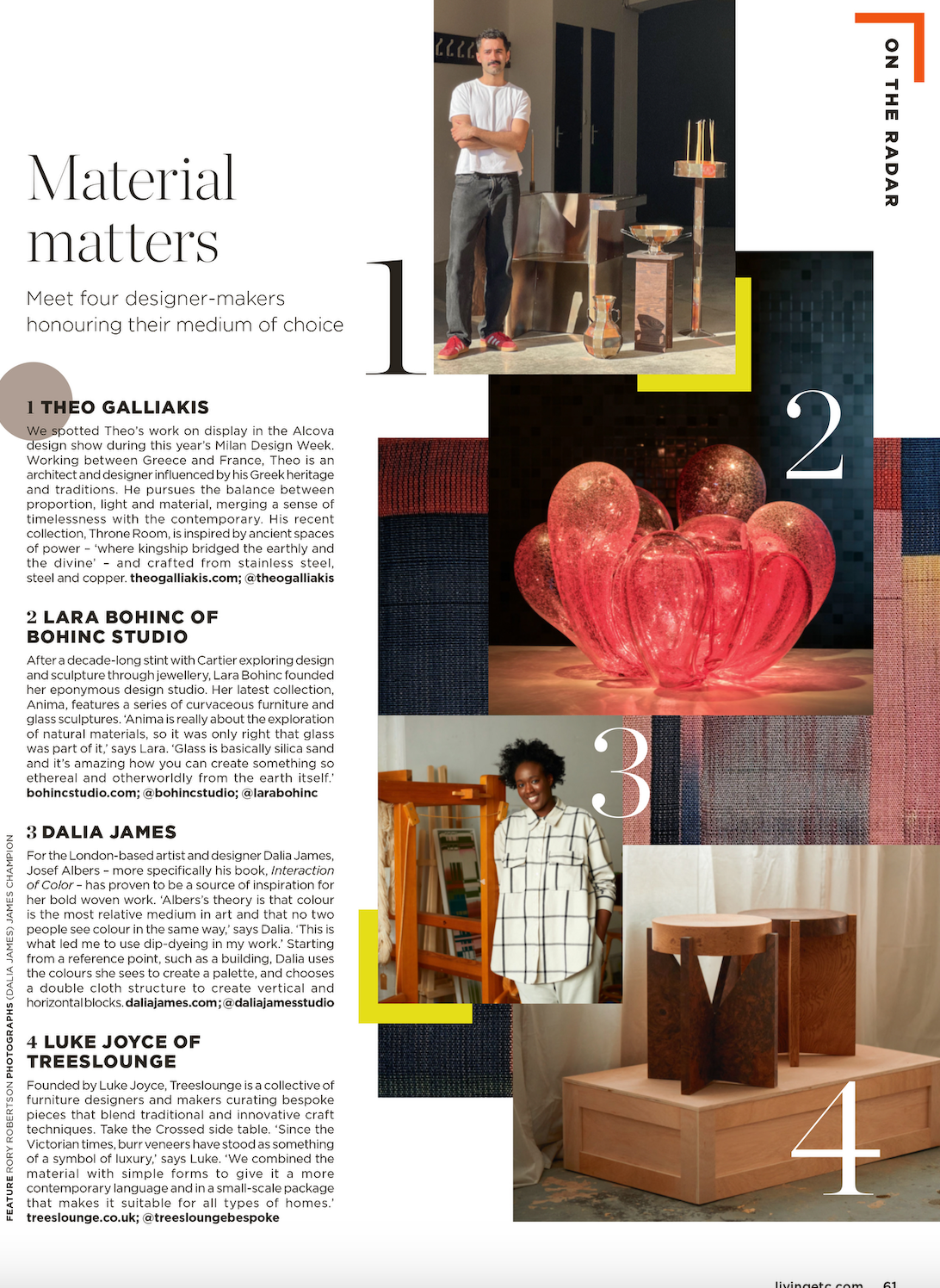 Living Etc September 2025, Material Matters