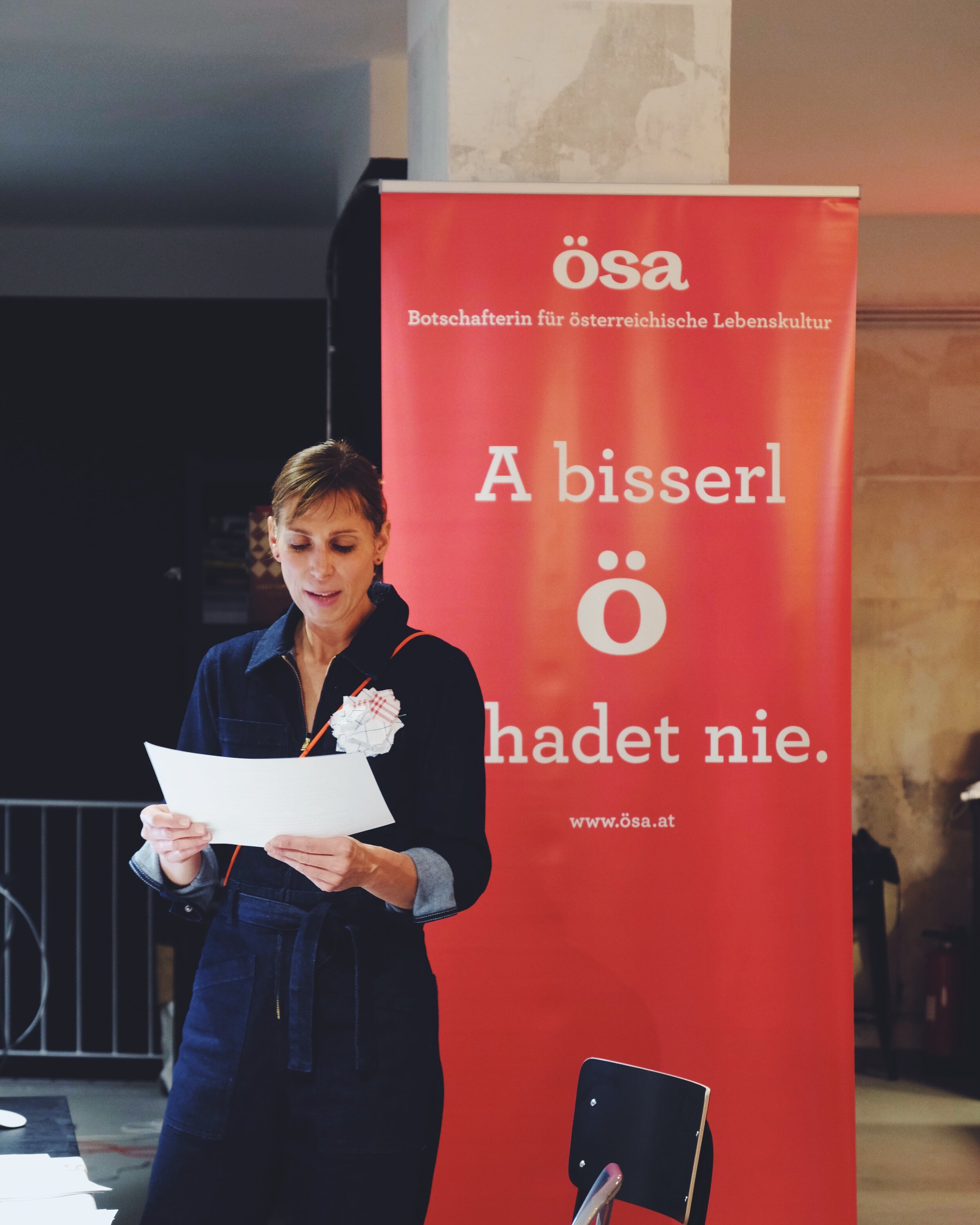 Isa moderiert bei Workshops