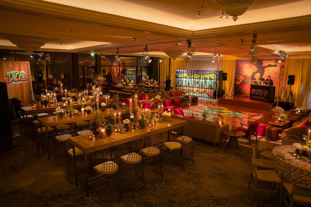 A Skateboard themed bar mitzvah for the most delightfully fun family. Reclaimed wood, copper, a 90's boom box DJ Booth and a live action graffiti wall comprised of skateboard decks that guests took home. 🛹

Event Producer @coraandcoevents
Furniture 