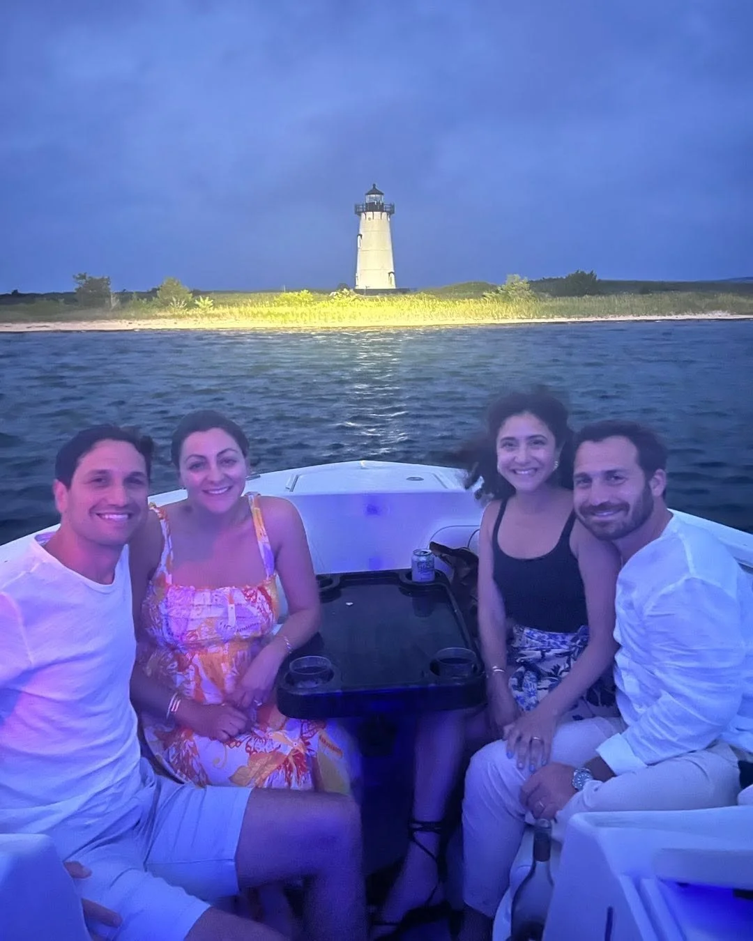 The Edgartown Lighthouse under the spotlight!