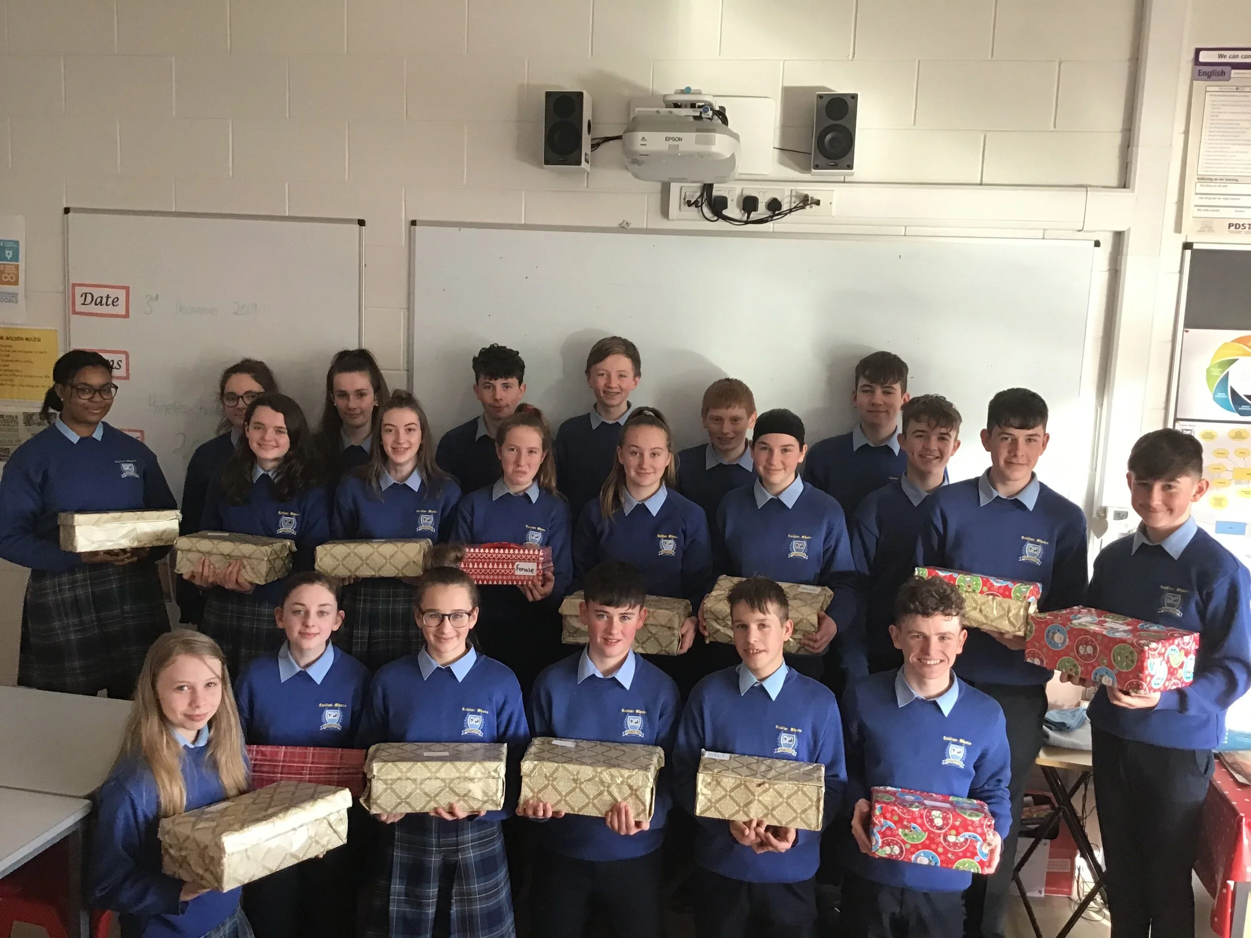 Shoeboxes for the Homeless