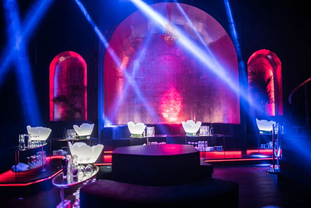 sachin and babi light blue dress London Reign Table Booking