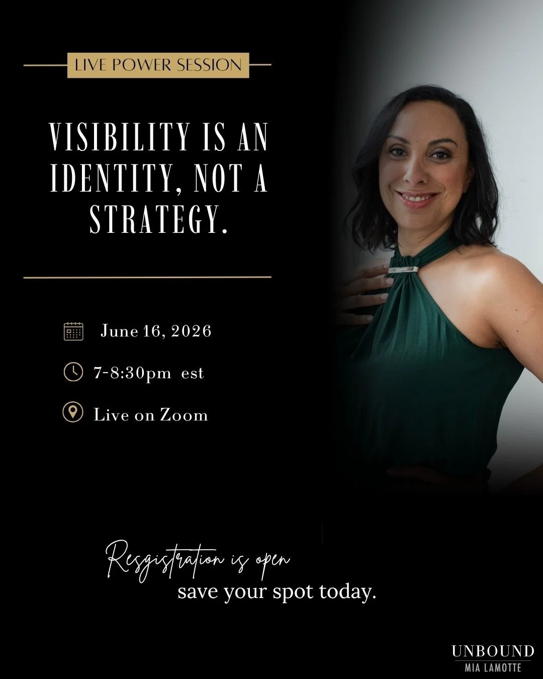 Visibility isn't your issue.

You have an identity conflict.

You know what you want to say.
You know what you want to build.
You know you're meant for more.

But every time it's time to fully express yourself, you hesitate, soften it, overthink it, 