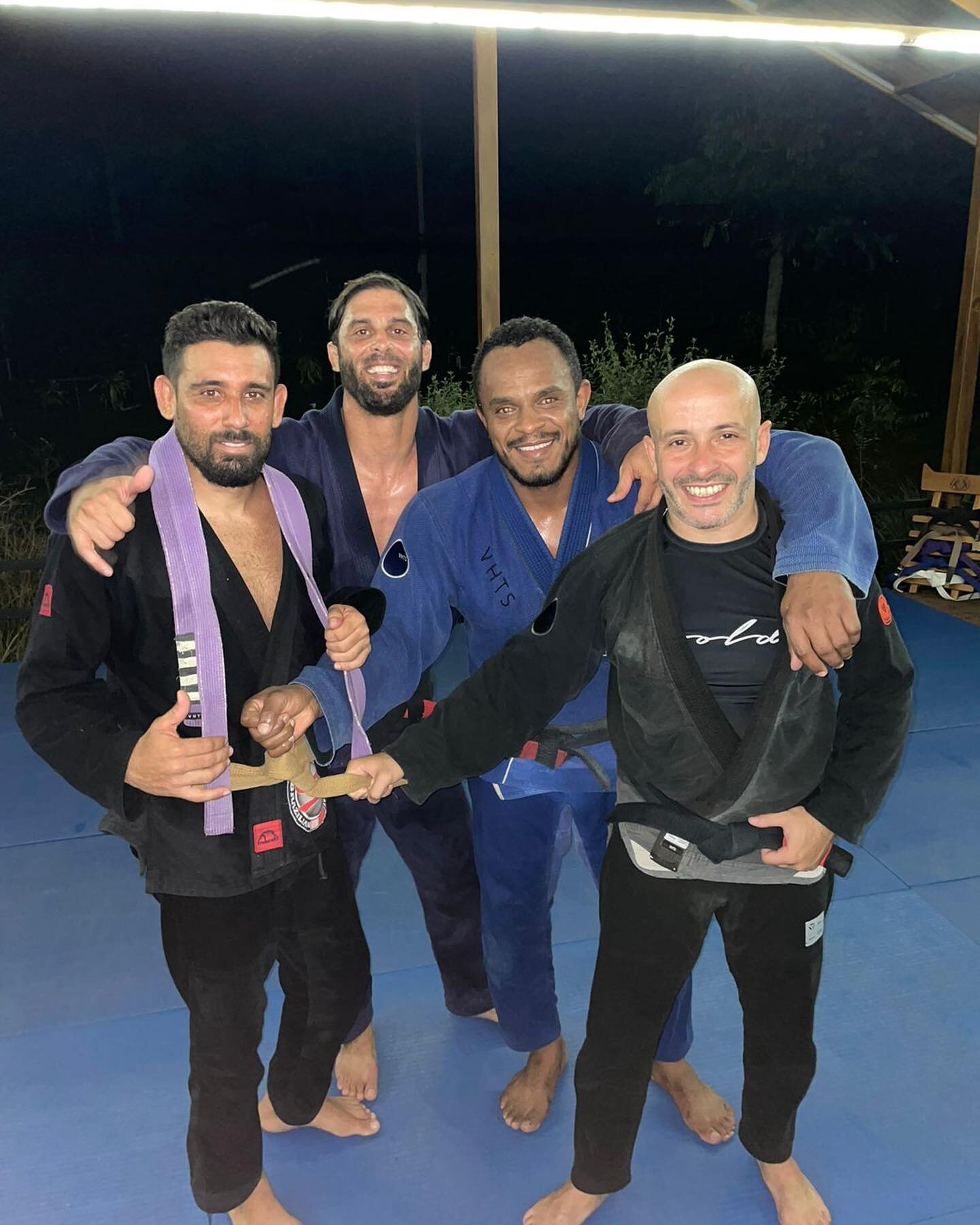 Congratulations to @diego_fernandezcr for his promotion to brown belt, and to @rodrigopigo_cr for his promotion to purple belt last night. Both very much deserved!