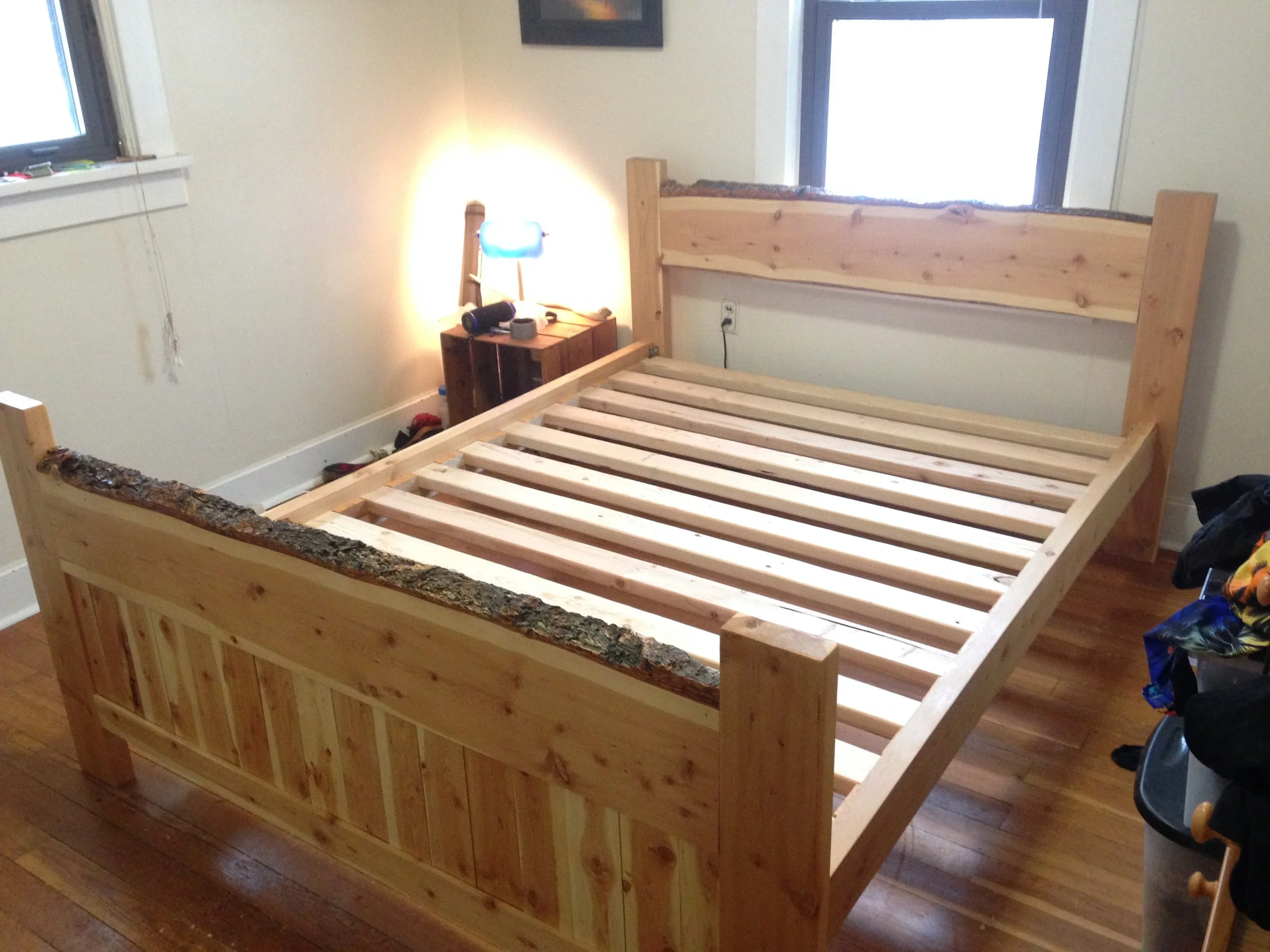 Live-edge Bedframe