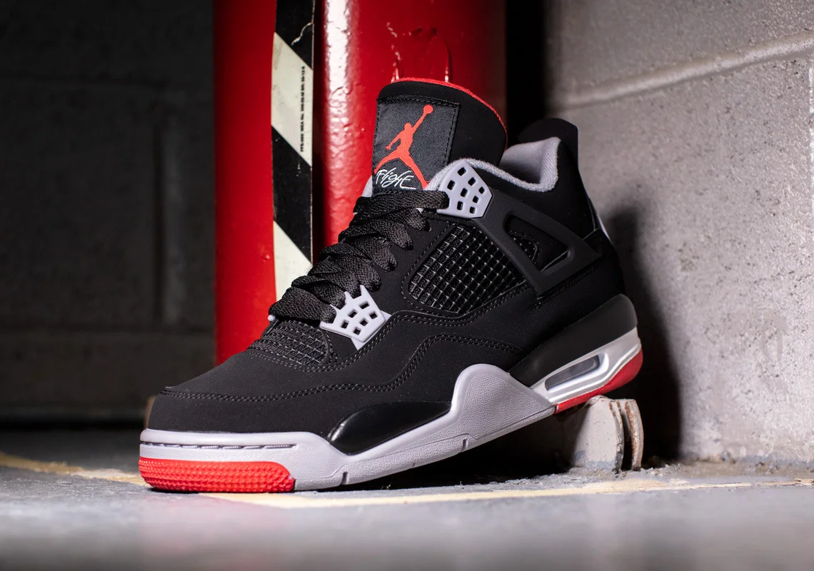 Air Jordan 4 "Bred" Product Shoot