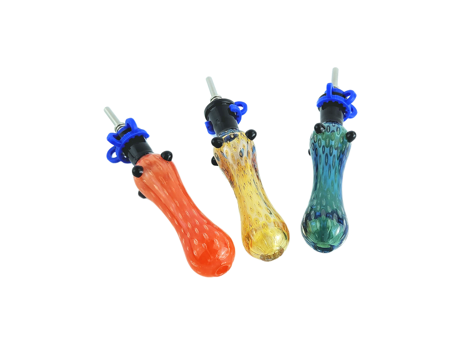 Silicone Nectar Collector Kit - 204 Grams - 10 Inches - Assorted Colors  [NC49] (MSRP $13.00)