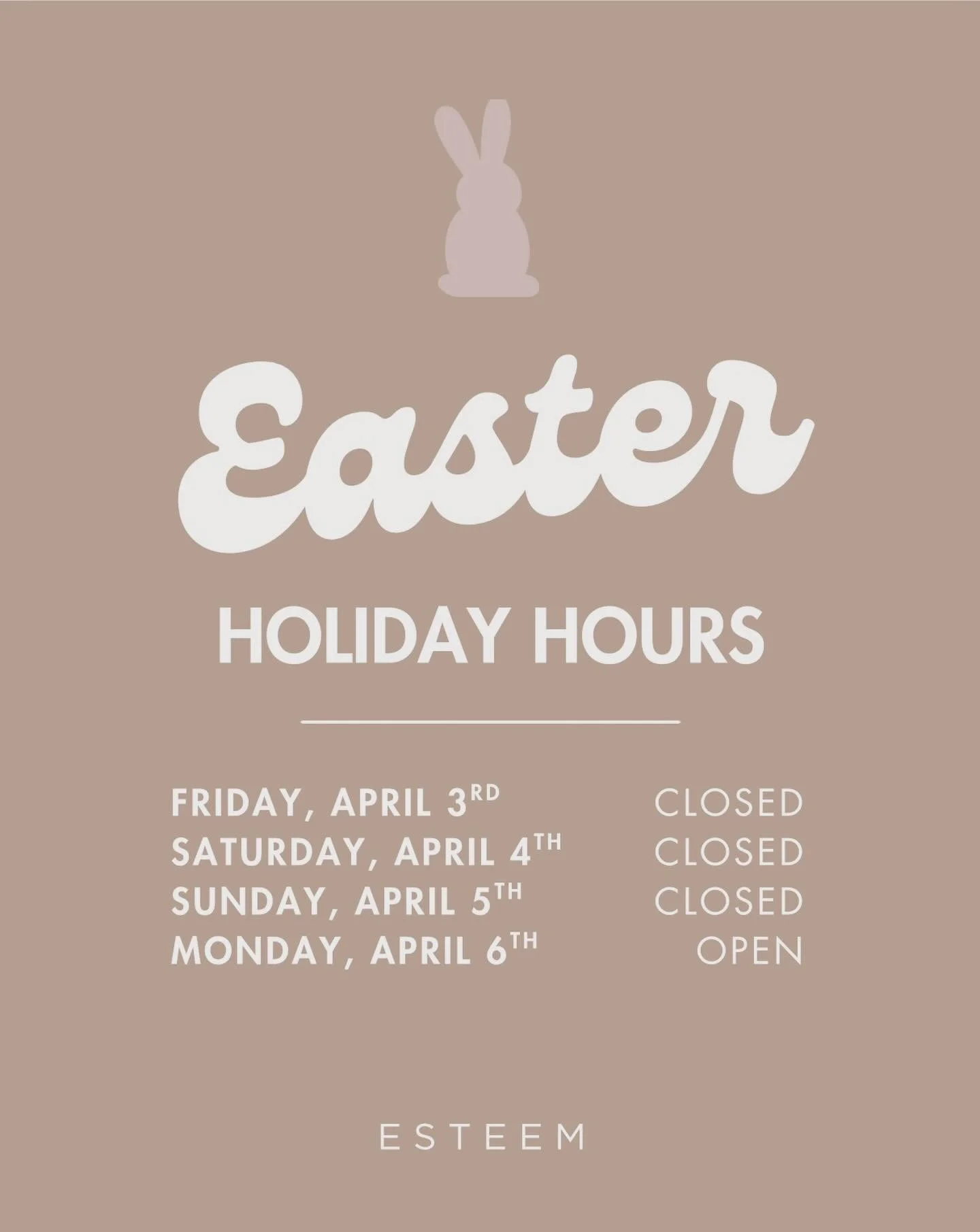 Happy Easter Weekend! 🐣 

See you Monday!