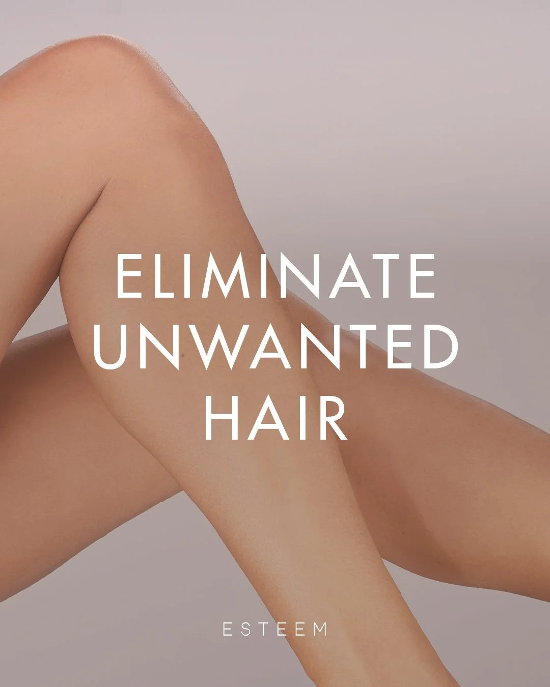 Ditch the razor! Say goodbye to unwanted hair and hello to permanently smooth skin. Our laser hair removal targets the root to give you lasting results with zero downtime. Book your appointment at Esteem Medical Esthetics. Bonus: Your first laser hai