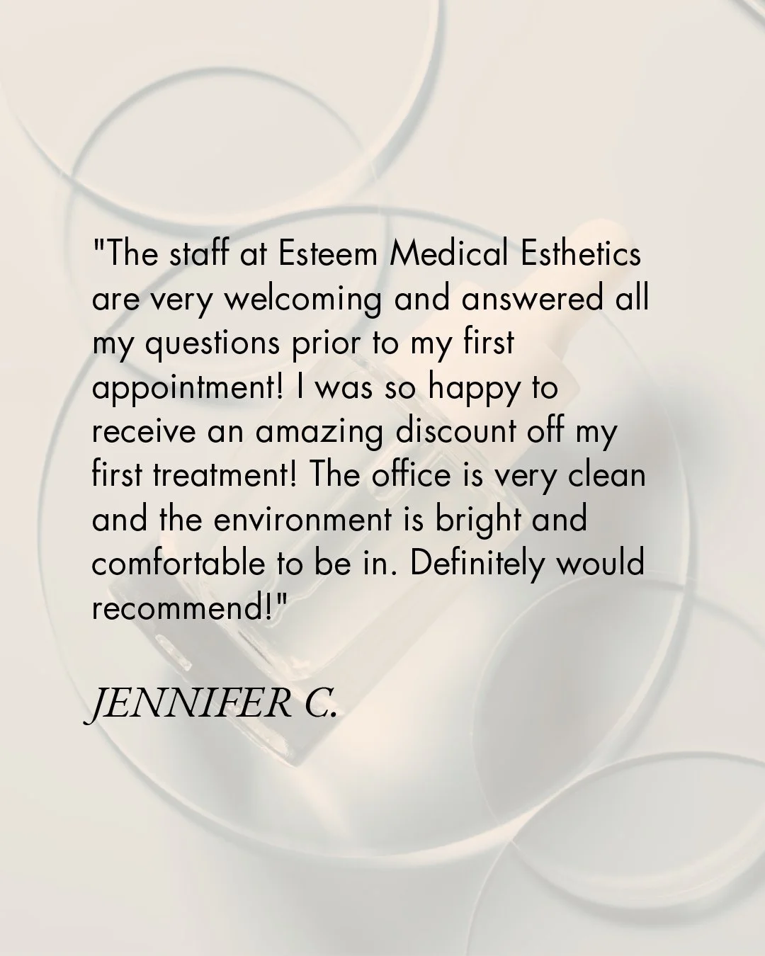 Jennifer, thank you for sharing your experience! We&rsquo;re so glad you felt welcomed and well-informed, and that you enjoyed your first treatment. Your recommendation means a lot to us, and we look forward to seeing you again!