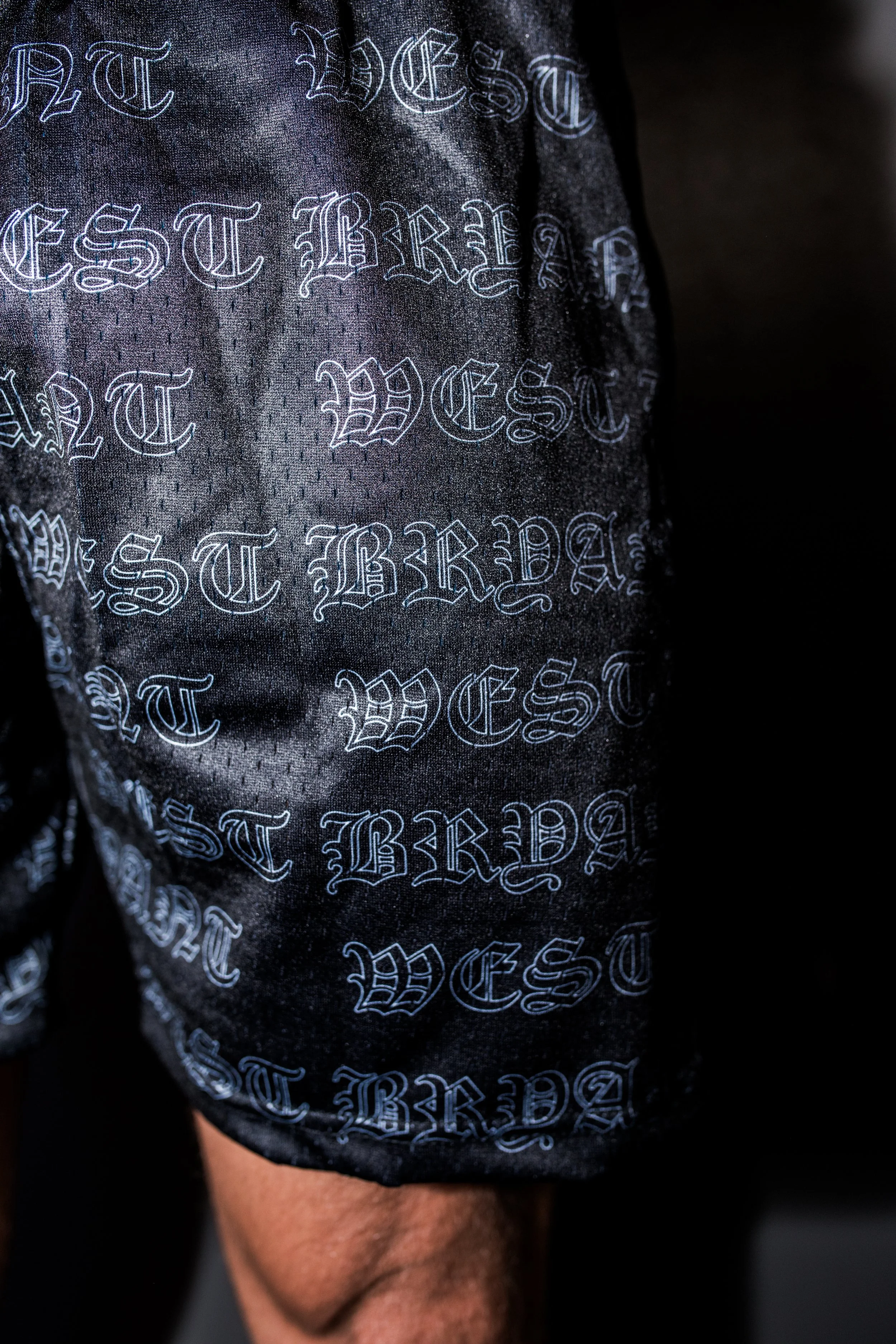 Old English WB 5 inch Mesh Shorts