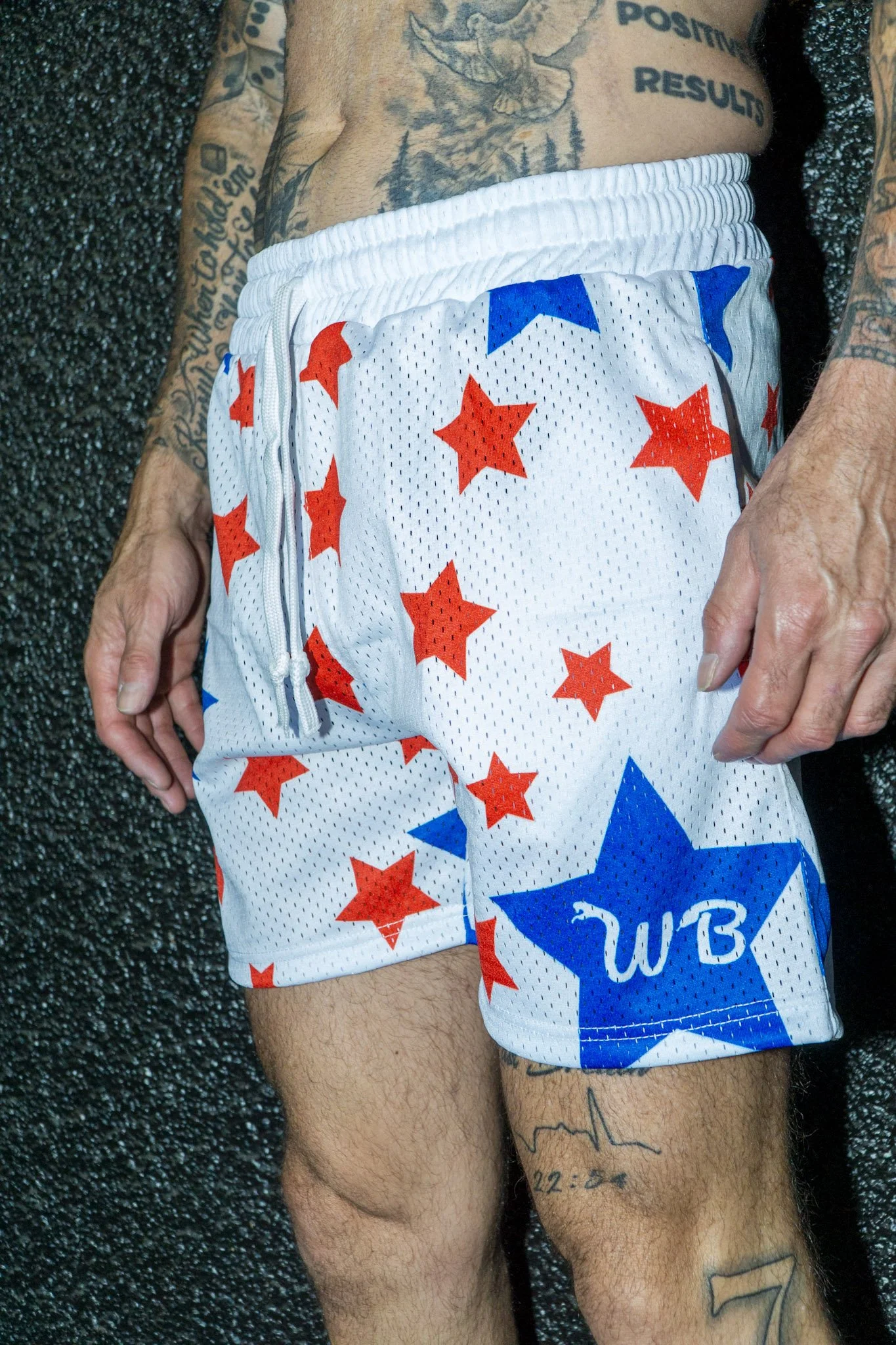 Star Spangled 5 Inch Mesh Shorts