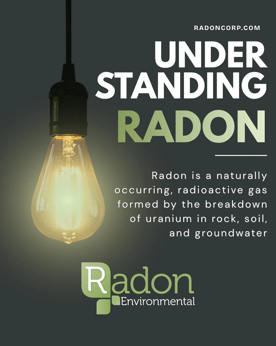 Radon is a concern indoors because houses trap the gas, allowing it to build up to dangerous levels. Radon is not a concern outside because air dilutes it to low levels.

#radongas #iaq #healthyhome