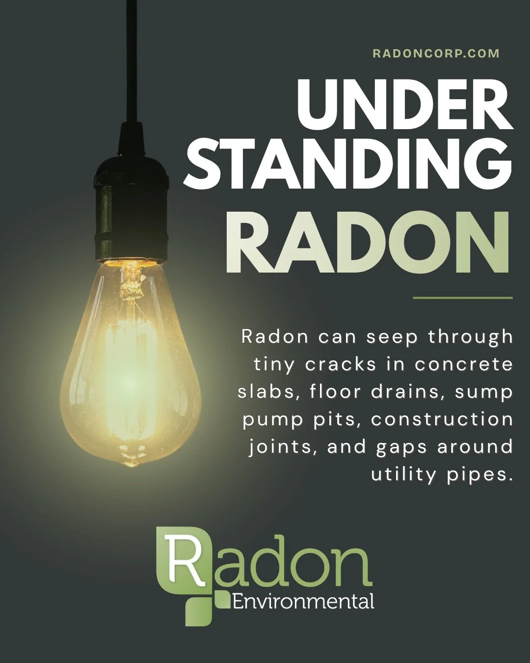 When warm air rises inside a home, it creates a vacuum effect (known as the stack effect) that pulls gases from the soil into the home's lower levels.

#radongas #testforradon #iaq #mitigation