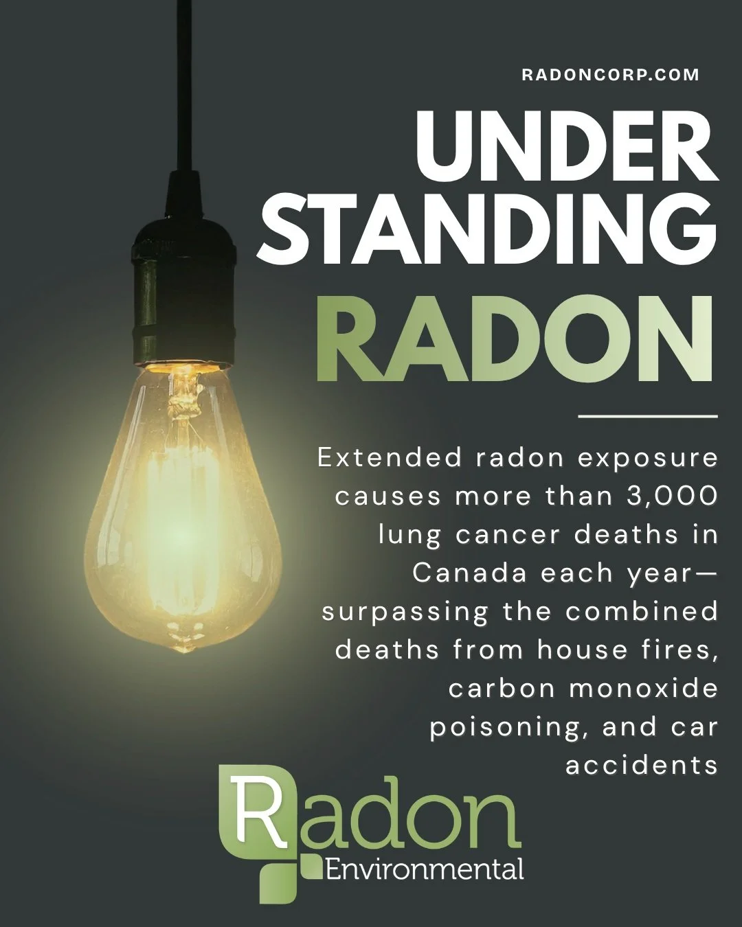 Radon testing should be a part of everyone's home maintenance checklist. 

🏡 Test for radon and take action to mitigate the problem if your radon levels are above Health Canada's radon action guideline of 200 Bq/m&sup3;. 🏁

#iaq #healthyhome #radon