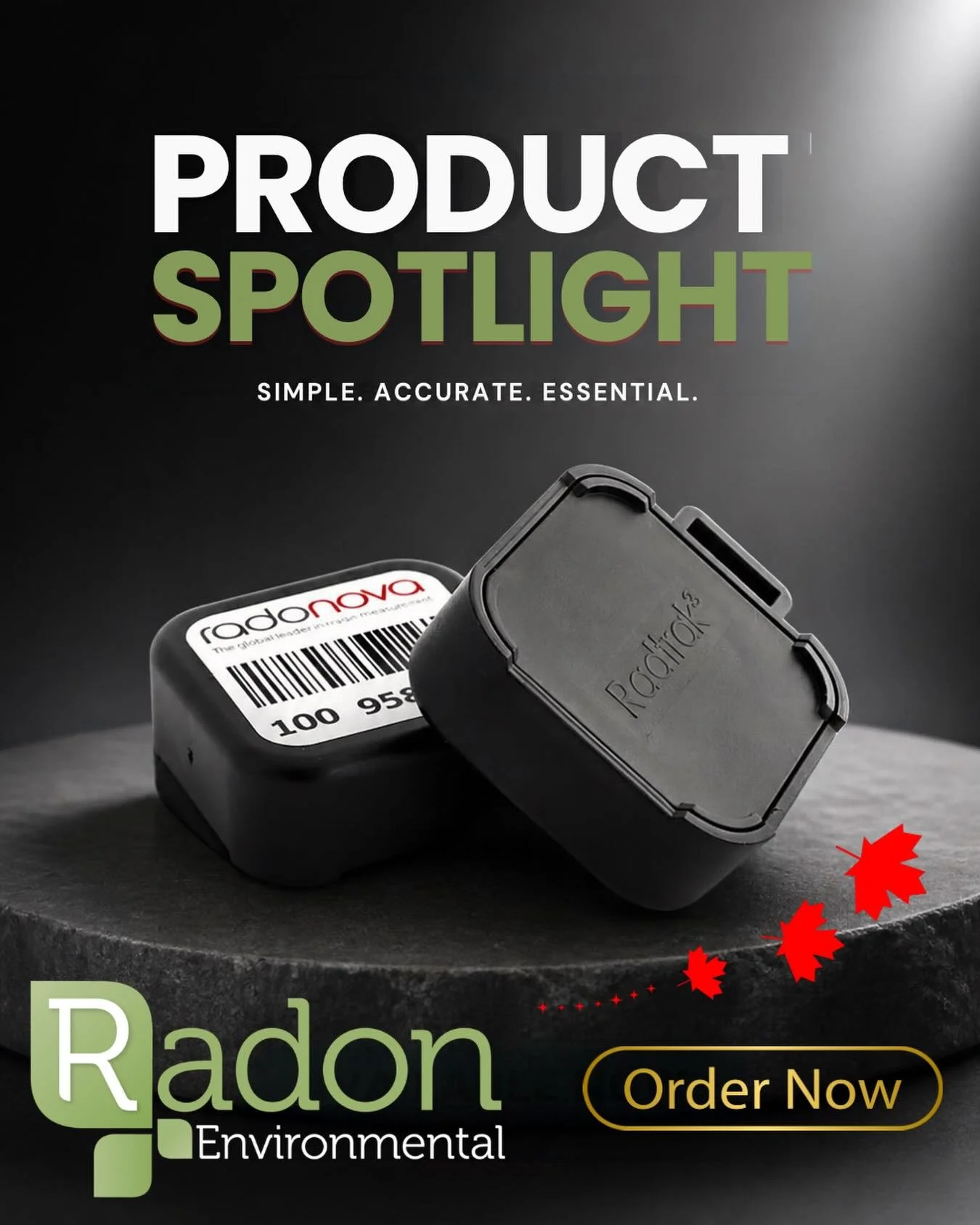 Product Spotlight: Radtrak&sup3; by Radonova 🏠✨
Simple to use. Accurate results. Essential home protection. ✨
Did you know that radon levels fluctuate constantly based on the weather, season, and how you use your home? A short-term test gives you a 