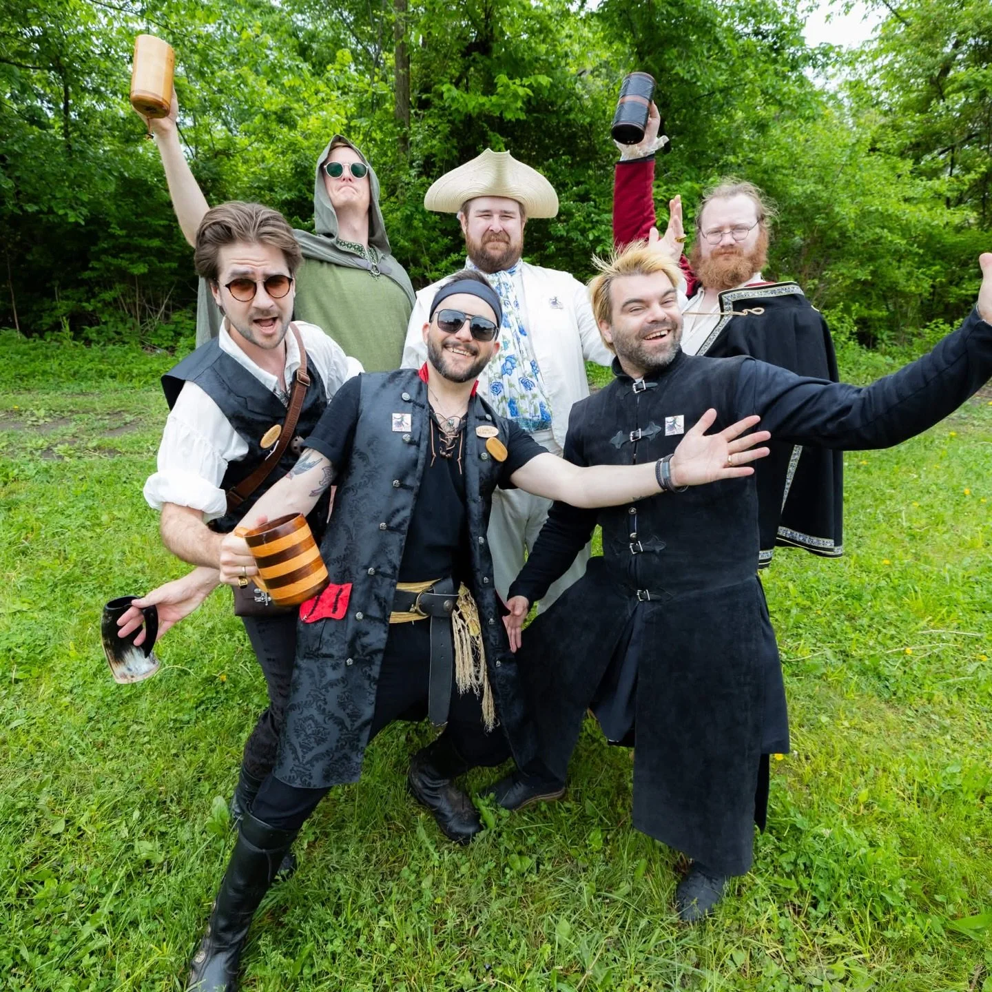 Your friendly neighborhood bards have successfully completely their quest of performing at @renfaireatsleepyhollow! We had a blast and are currently in the process of rolling a few CON saves before we take a long rest, but fear not - we will see you 