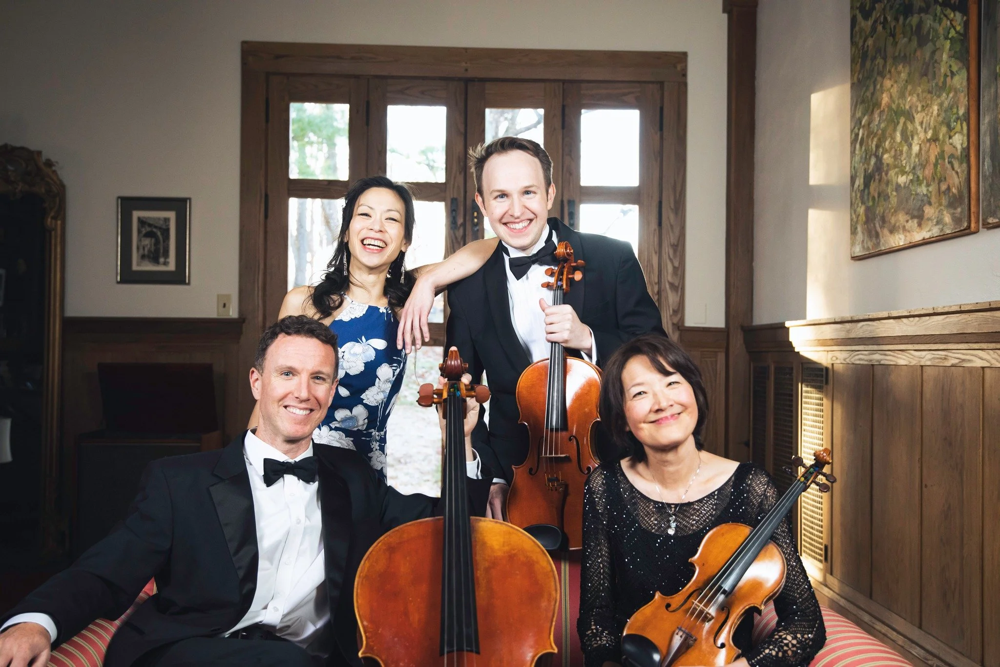 We are excited to welcome the Garth Newel Piano Quartet on March 7 as they join Daniel Hope for an evening of Mahler, Biedenbender, and Dvorak.

An active presence on the national and international stage, the Garth Newel Piano Quartet has performed t