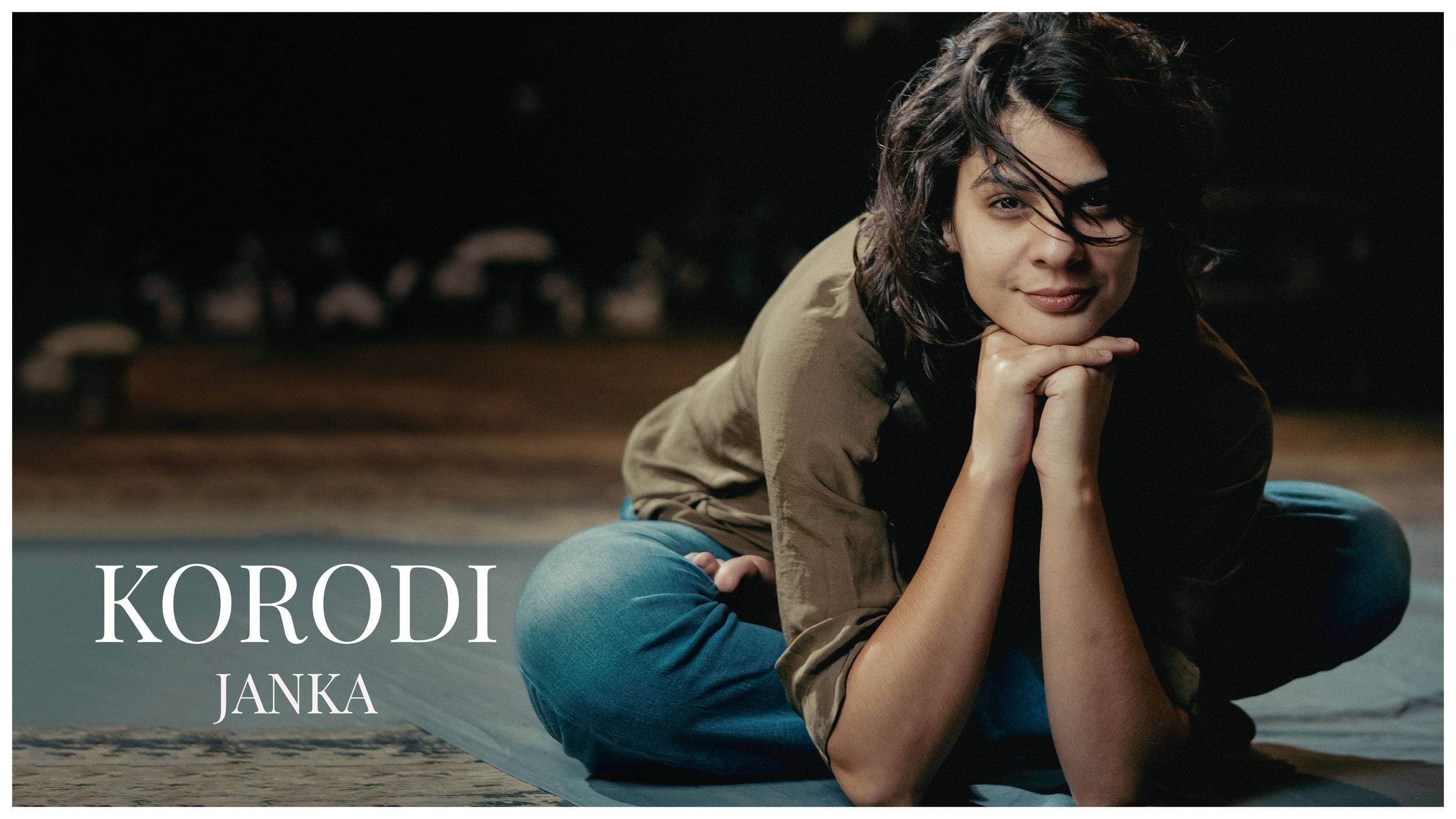 Portrait shooting with actress Korodi Janka
