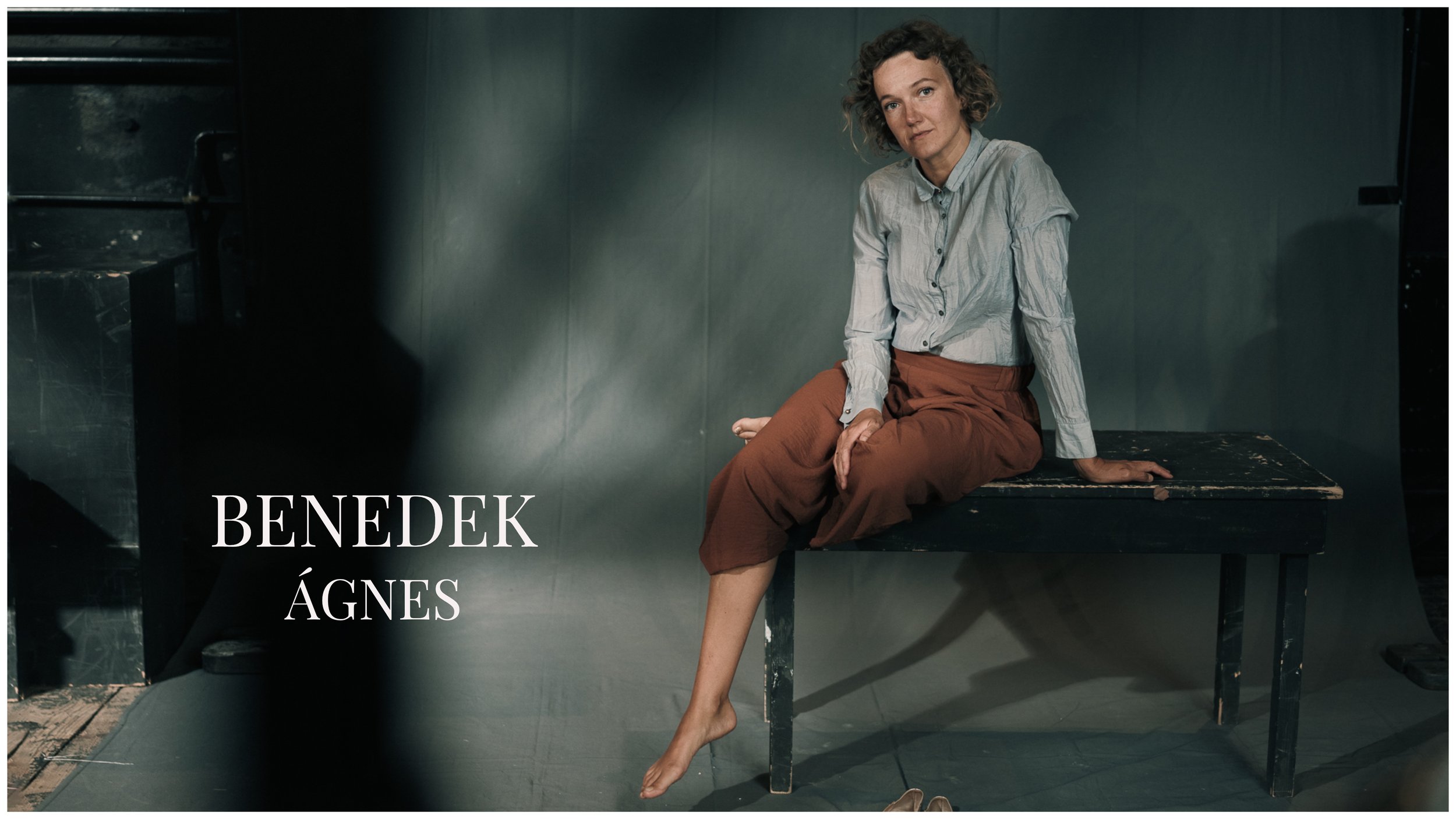Actress BENEDEK Ágnes, captured for Theater 'Tamási Áron Színház'