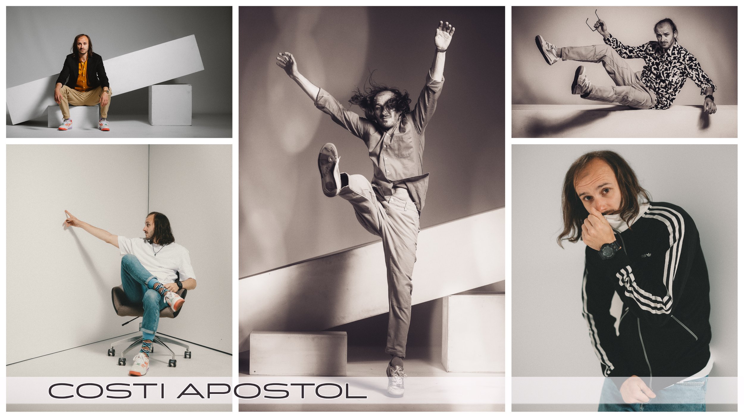 Portrait shooting with the Romanian actor Costi Apostol