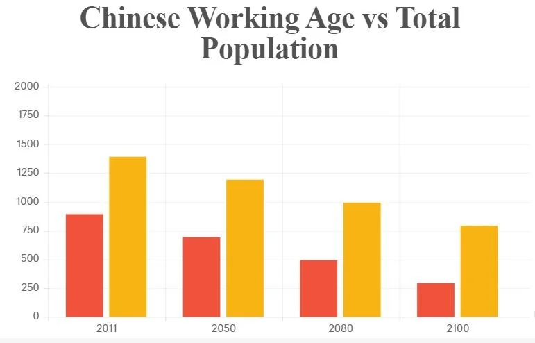 China Faces Population Challenges That Will See Workforce Fall By Up To Two-Thirds: Brookings