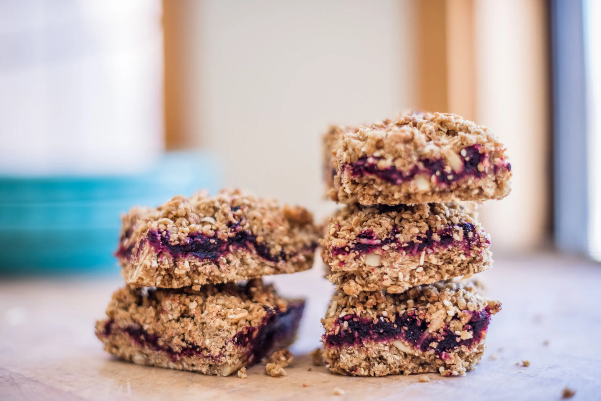 Gluten-Free Blackberry Oat Bar