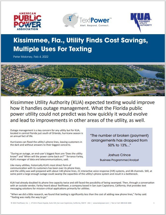 Kissimmee Utility Authority Article